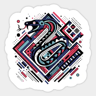 Abstract Animal Snake 2 Sticker